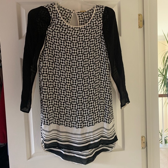 Rebecca Minkoff Leah Silk Dress, Sz 2 - Picture 4 of 9